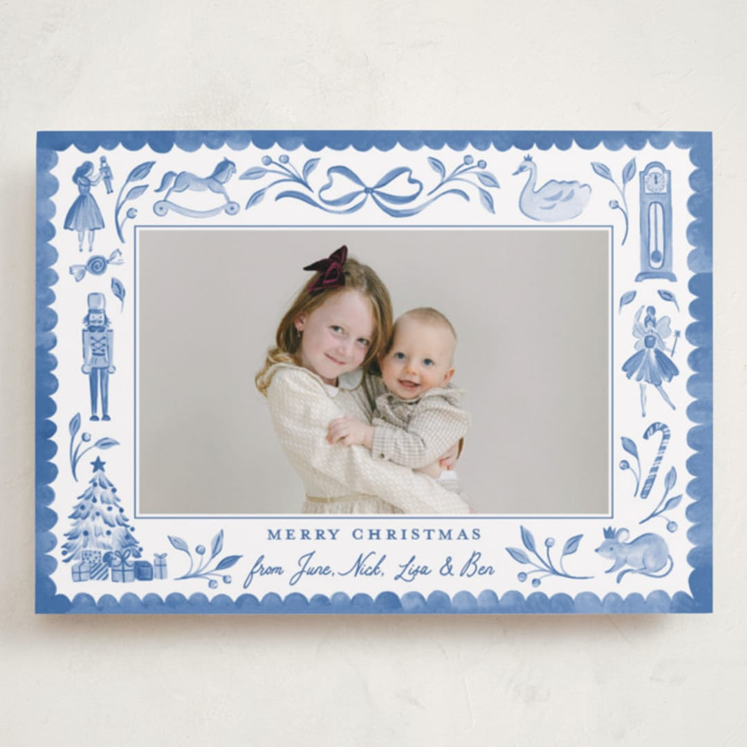 "The Nutcracker" - Customizable Grand Holiday Cards in Red by Sarah Knight. | Minted