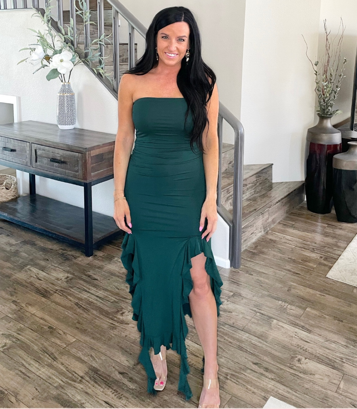 Special occasion dress comes in more colors and is such a surprisingly fun fit!  I sized up to a M. This color from Pretty Garden is sold out, but there are new ones and similar brand styles too.



#ltkover40 #ltkparties holiday party dress holiday party outfit 

#LTKHoliday #LTKParties #LTKFindsUnder50