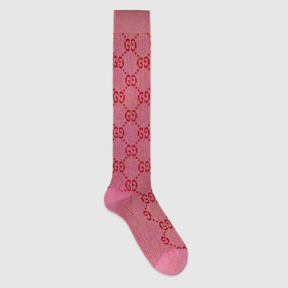 Gucci Lamé GG socks | Gucci (US)
