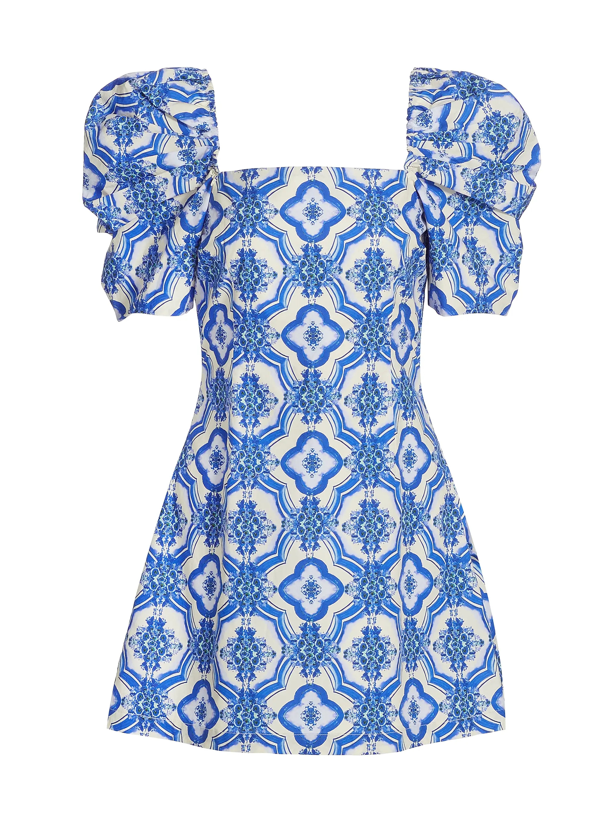 Kelly Mosaic Poplin Dress | Saks Fifth Avenue