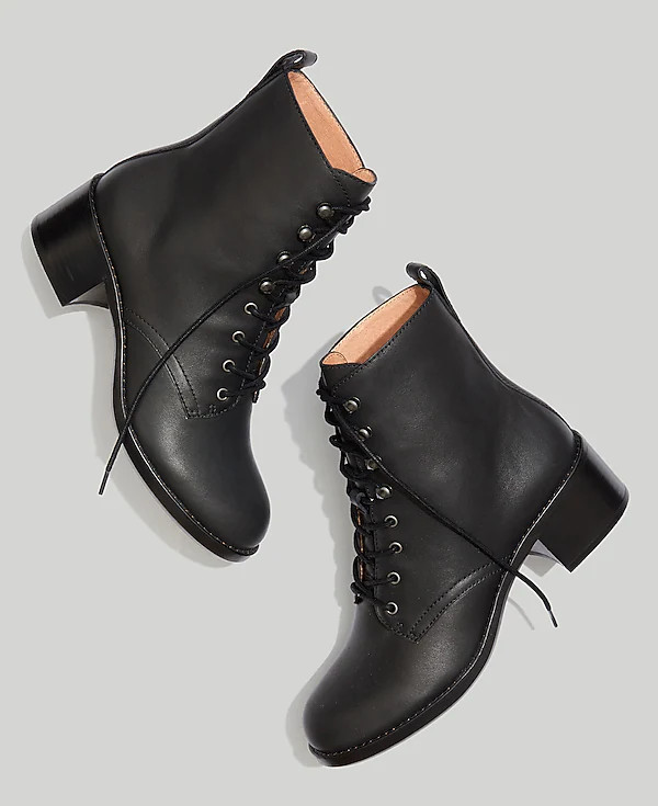 The Patti Lace-Up Boot | Madewell | Madewell