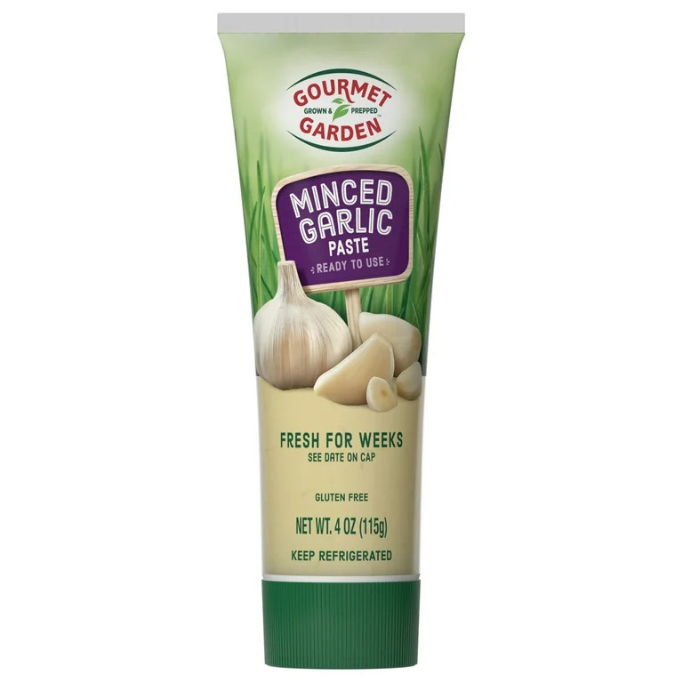 Gourmet Garden Gluten Free Minced Garlic Stir-in Paste, 4 oz Tube | Walmart (US)