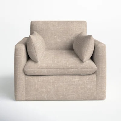 Luna Slipcovered Chair and a Half | Wayfair Professional