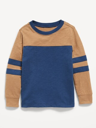 Long-Sleeve Color-Block T-Shirt for Toddler Boys | Old Navy (US)
