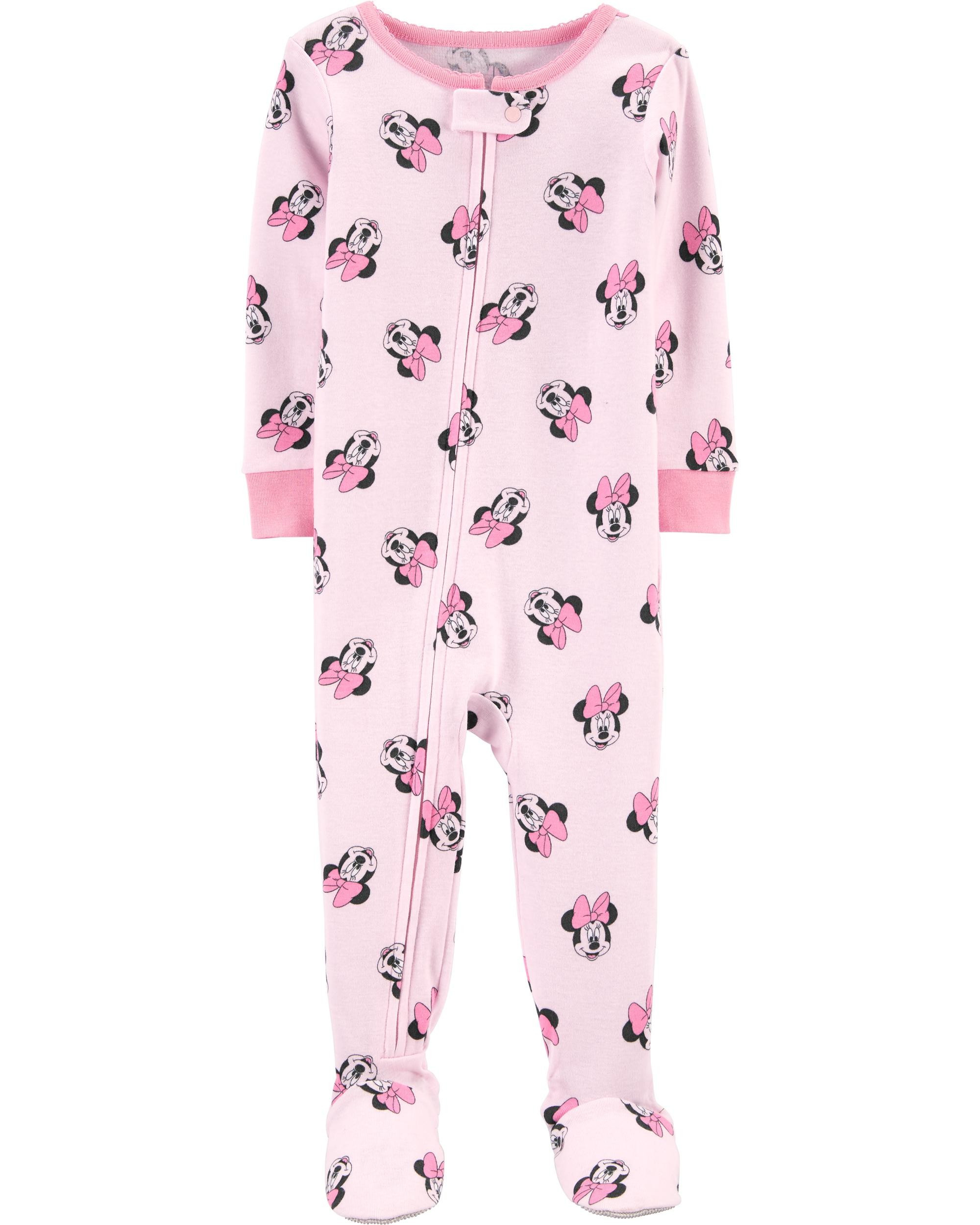 1-Piece Minnie Mouse 100% Cotton PJs | Carter's