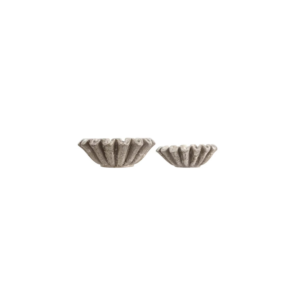 Soho Ruffle Bowl - Set of 2 - RDC4052 - Greige - Safavieh | Target