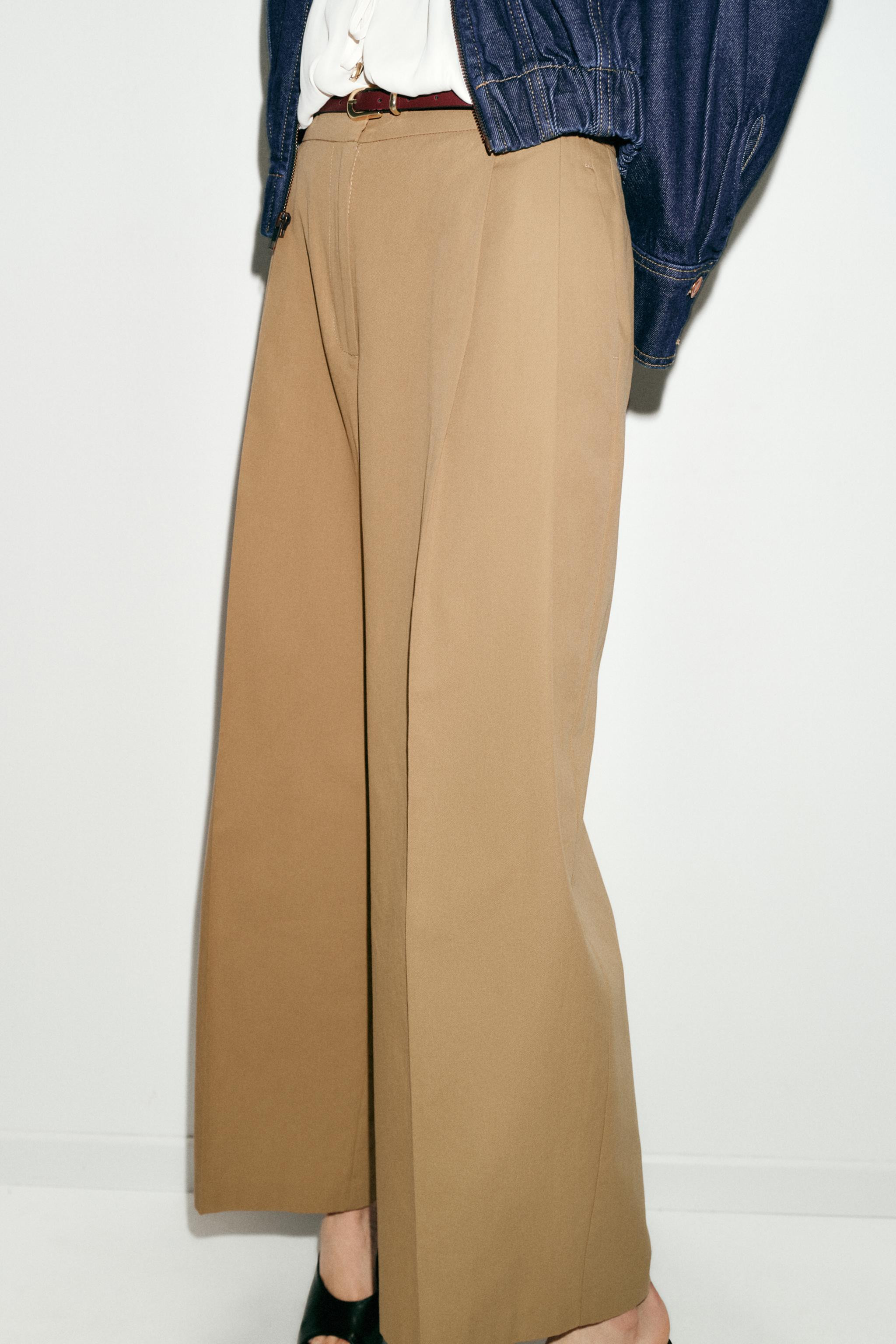 BELTED PLEATED PANTS | Zara US