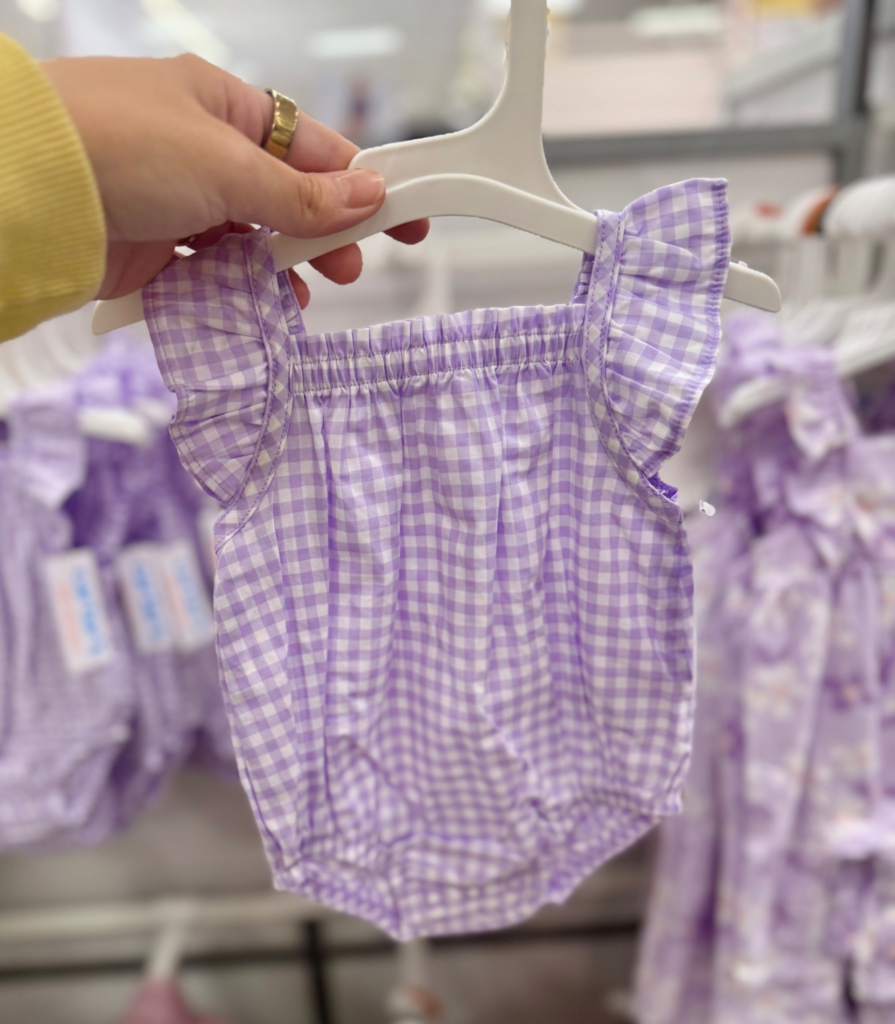 $9 gingham romper from Target

#LTKKids #LTKBaby #LTKBump
