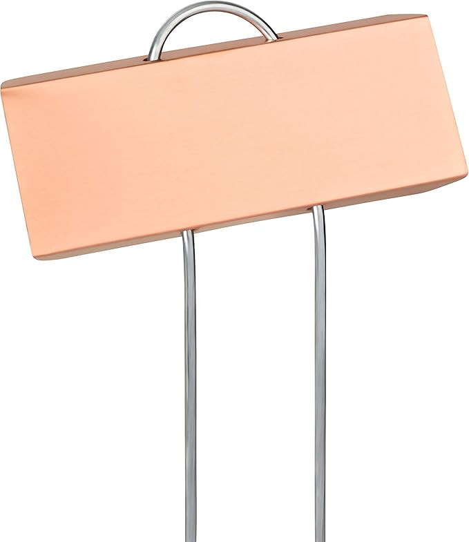 GardenMate 25-Pack Weatherproof Large Copper Metal Plant Labels, Height 11.5", Label Area 3 1/2 x... | Amazon (US)