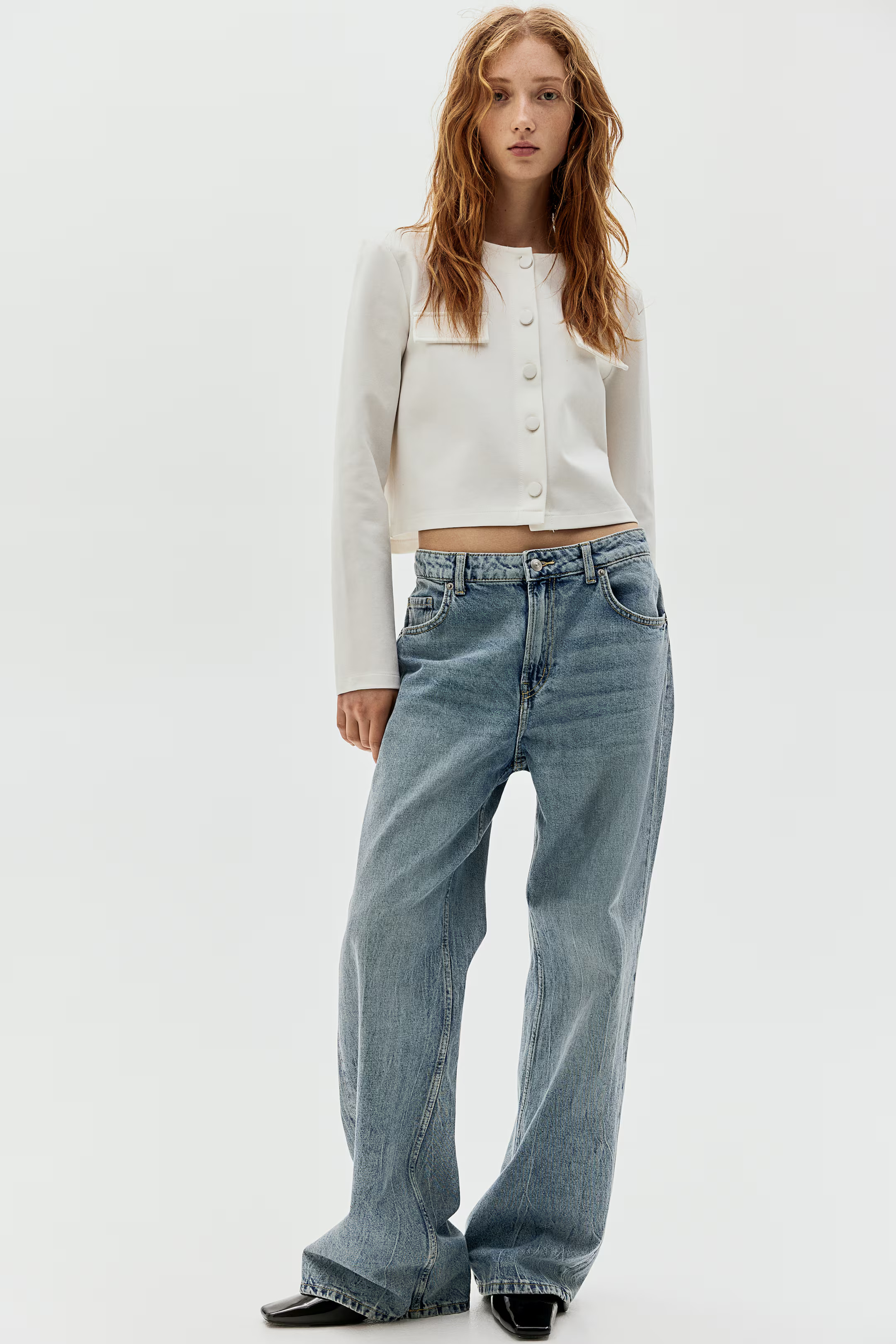 Pocket-Detail Jersey Cardigan - Navy blue - Ladies | H&M US | H&M (US + CA)