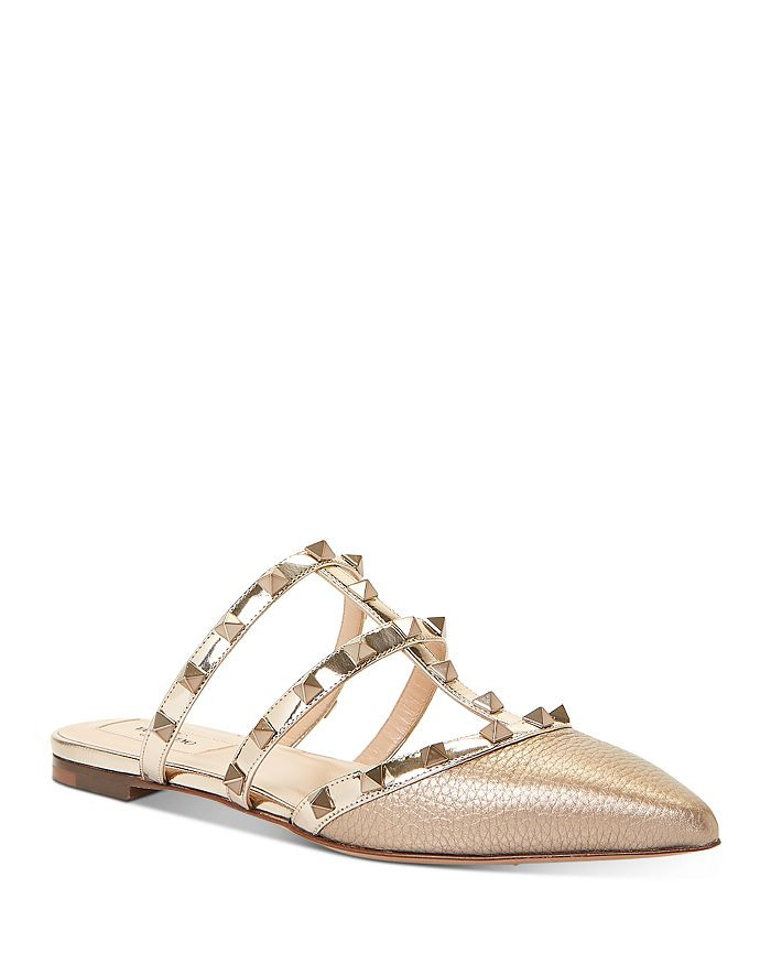 Women's Pointed-Toe Rockstud Mules | Bloomingdale's (US)