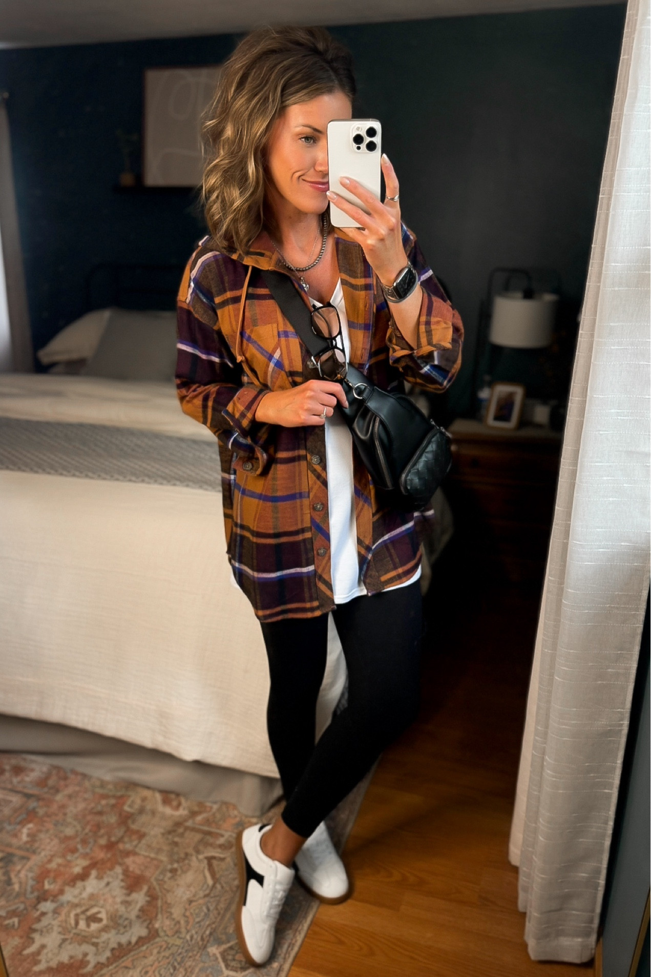 🎃 The perfect pumpkin picking outfit idea. 
Button down / medium
Tank/medium
Leggings/ s-m 
Sneakers / sized down half size 

#LTKSeasonal #LTKFindsUnder50 #LTKStyleTip