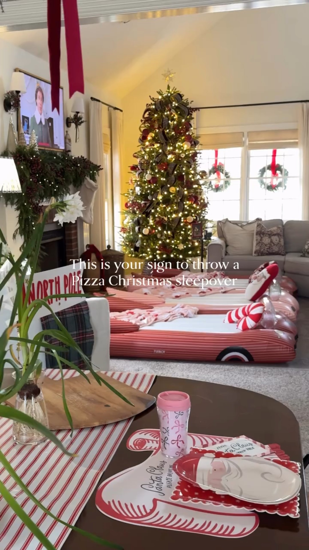 Even if it’s just the family!❤️🍕

 Comment SHOP & I’ll send you all the links to what we used including our pizza oven that has been used almost weekly since we got it 4 years ago! Oh & I’ve been making sourdough pizza dough and wow, a 10/10!!

.
.
.
#hostinginspo #kidschristmas #pizzanight