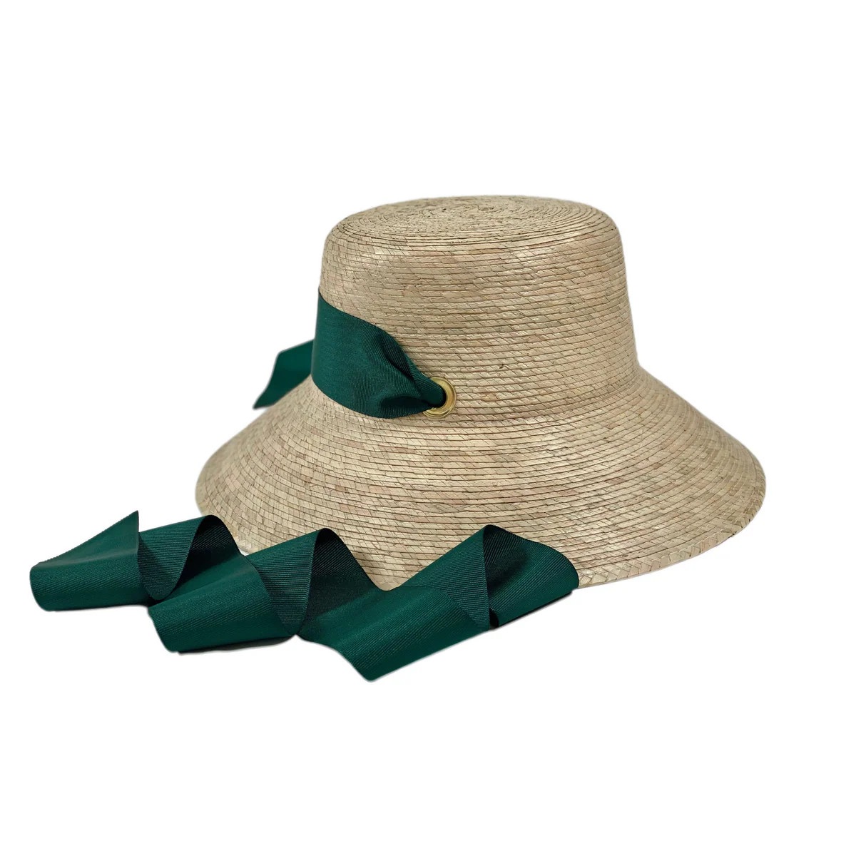 Clematis Bucket Hat - Long Masters Green Ribbon | The Well Appointed House, LLC