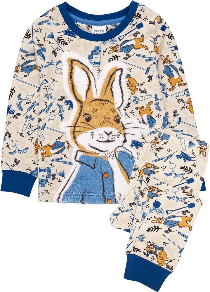 Peter Rabbit Pyjamas Baby Kids | Soft Costume T-Shirt & Trousers Pjs Set | Clothing Merchandise | Amazon (UK)