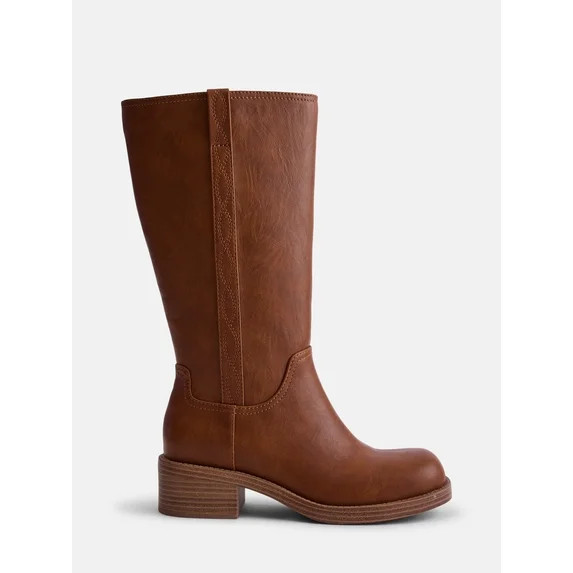 No Boundaries Women's Tall Riding Boot, Wide Width Available | Walmart (US)