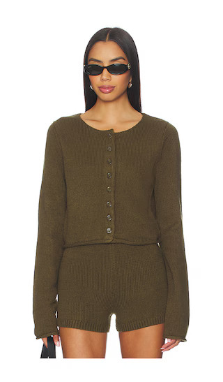 The Stormy Cardigan in Moss | Revolve Clothing (Global)