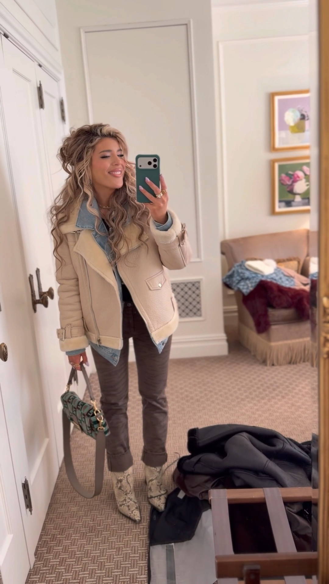 NYC day 1 fit and jeans on super sale! Jacket is so so so warm - one of the most affordable jackets that’s cute and warm! 

#LTKgrwm #LTKootd #LTKdayinmylife