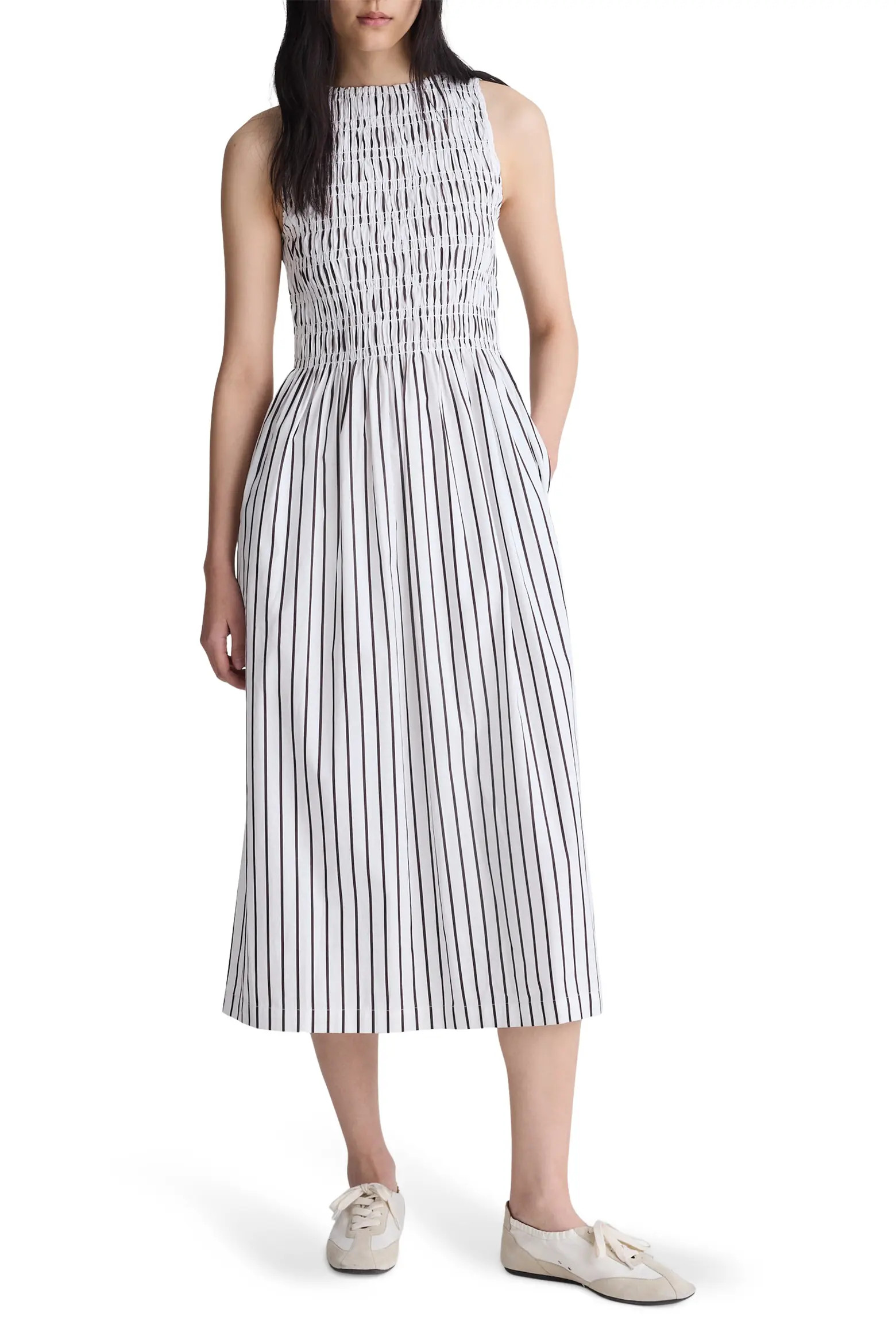 The Melody Smocked Sleeveless Midi Dress (Women) | Nordstrom | Nordstrom
