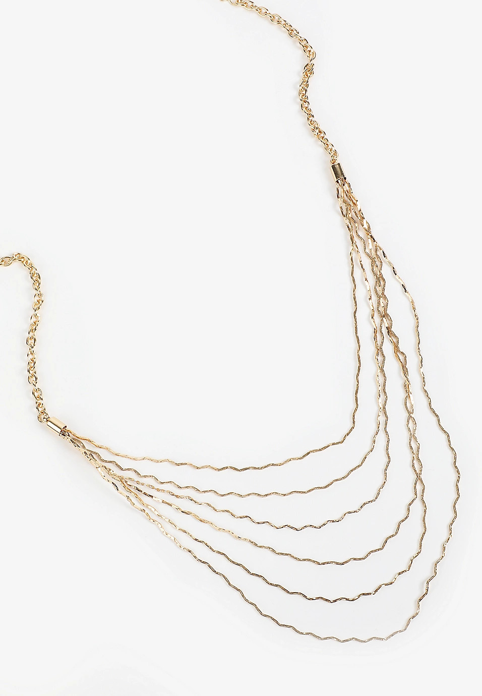 Gold Multi Strand Layered Necklace | Maurices