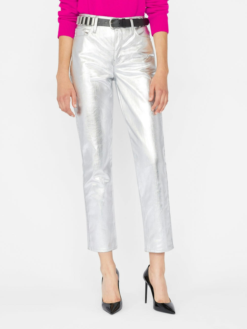 Le Sylvie -- Silver Chrome | Frame Denim