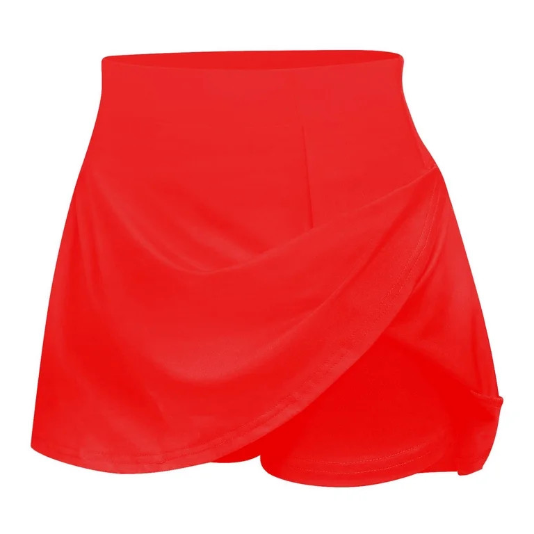 FAIWAD Tennis Skirts for Women Golf Athletic Activewear Summer Solid Color Skorts with Inner Work... | Walmart (US)