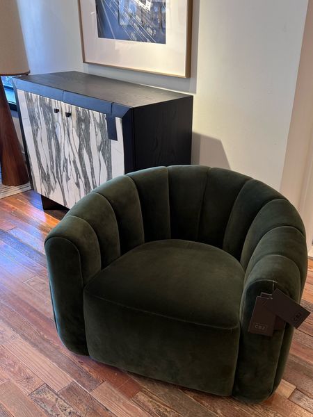 Gorgeous accent chair and sideboard from cb2 

#LTKhome #LTKstyletip #LTKFind