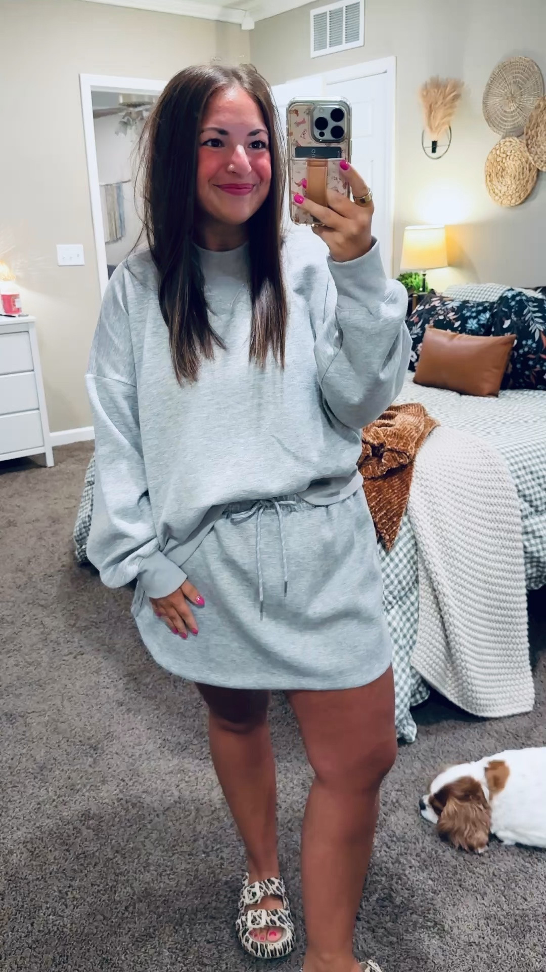 These Target mix-and-match pieces are comfy, cute, and so versatile! 🤍 Wear them together for a matching look or style each piece separately! ✨


sandals: fit true to size // wearing a 5
skort: fits true to size // wearing a large
crew: fits true to size // wearing a large 

 #LTKootd #LTKMidsize