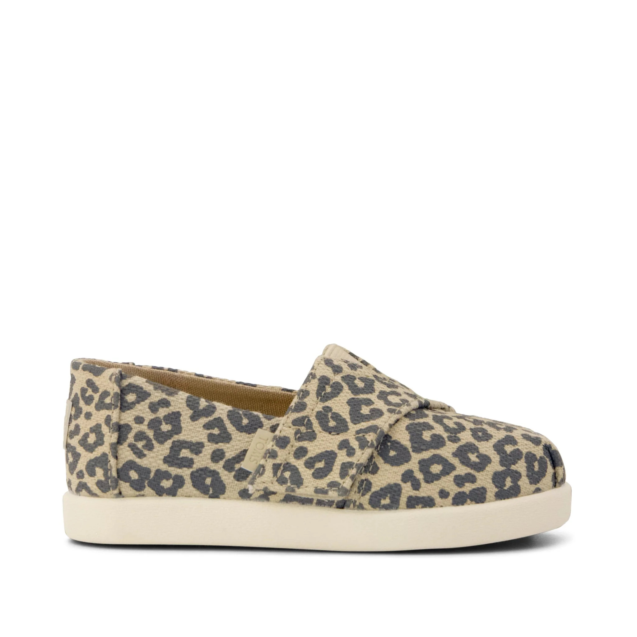 Alpargata Classic Toddler Shoe Natural Leopard Print | Toms EMEA