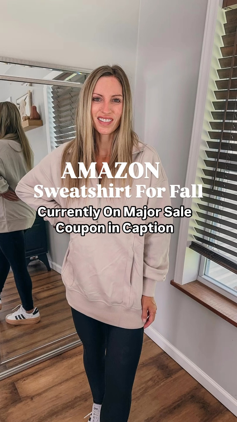Amazon sweatshirt on sale for fall, save 50% off at checkout . , amazon fashion , amazon outfits 

#LTKStyleTip #LTKSeasonal #LTKFindsUnder50