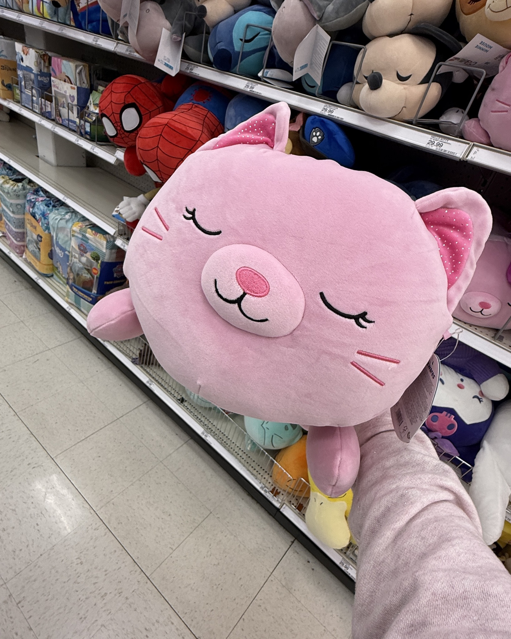 These Squishmallows Sleep-a-Mallows HAD to come home with me for the girls’ Christmas gifts! Celestia, the pink kitty, also gives Gabby’s Dollhouse vibes 🥲🤭

#LTKKids #LTKGiftGuide #LTKFindsUnder50