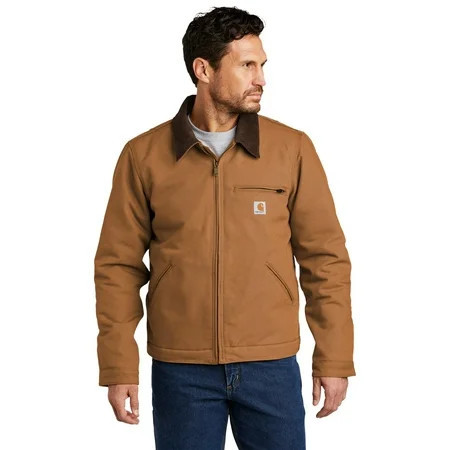 Carhartt Men's Duck Detroit Jacket CT103828 | Walmart (US)