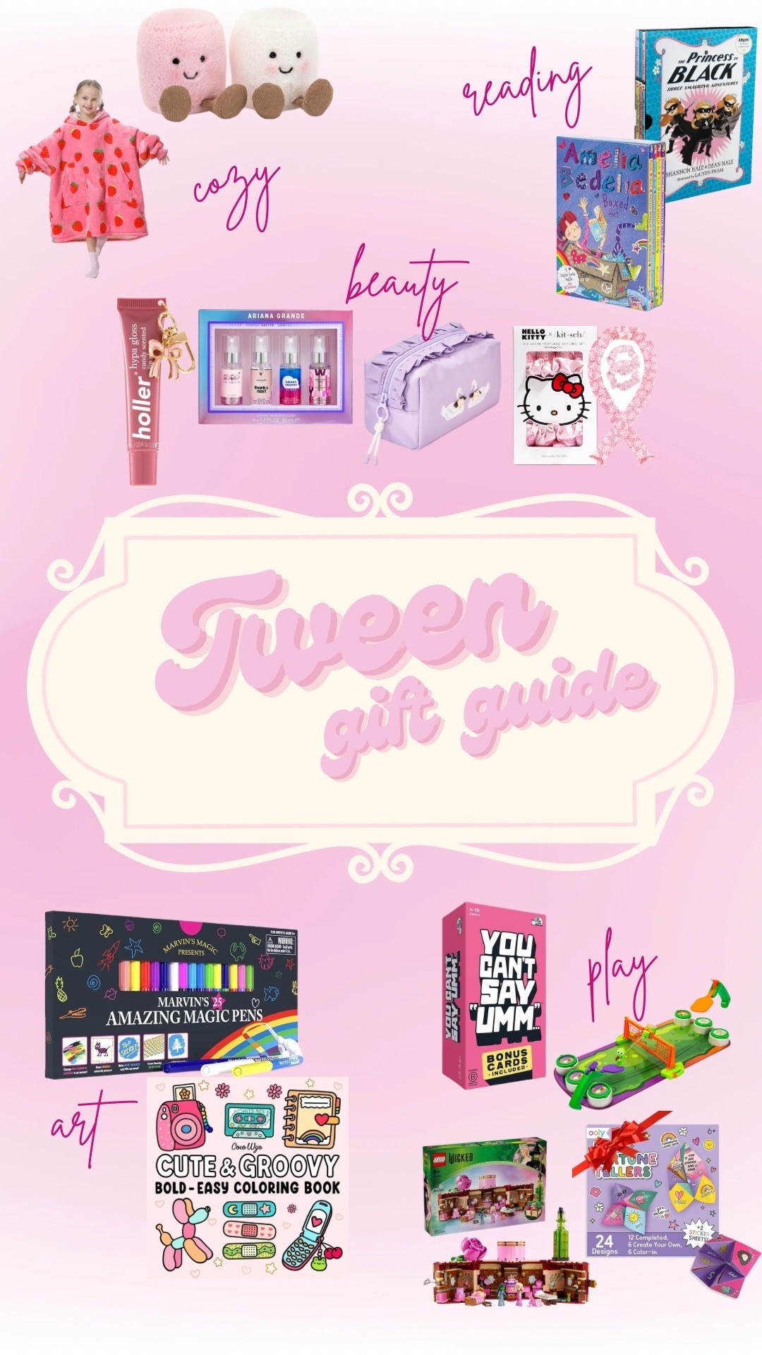 Tween Gift Guide! 

#giftguide #tweengiftguide #tween #tweengifts

#LTKHoliday #LTKKids #LTKGiftGuide