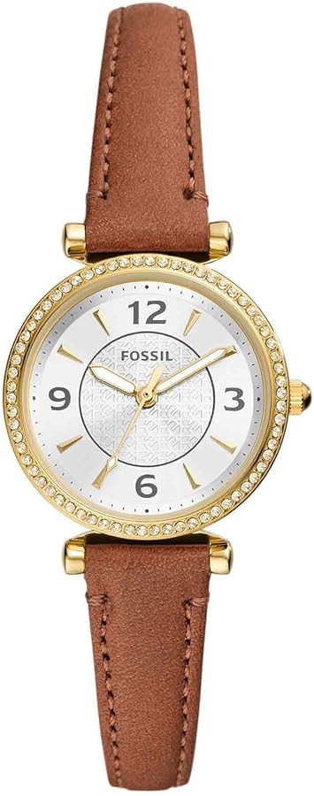 Fossil Carlie Mini Women's Watch with Stainless Steel or Leather Band | Amazon (CA)