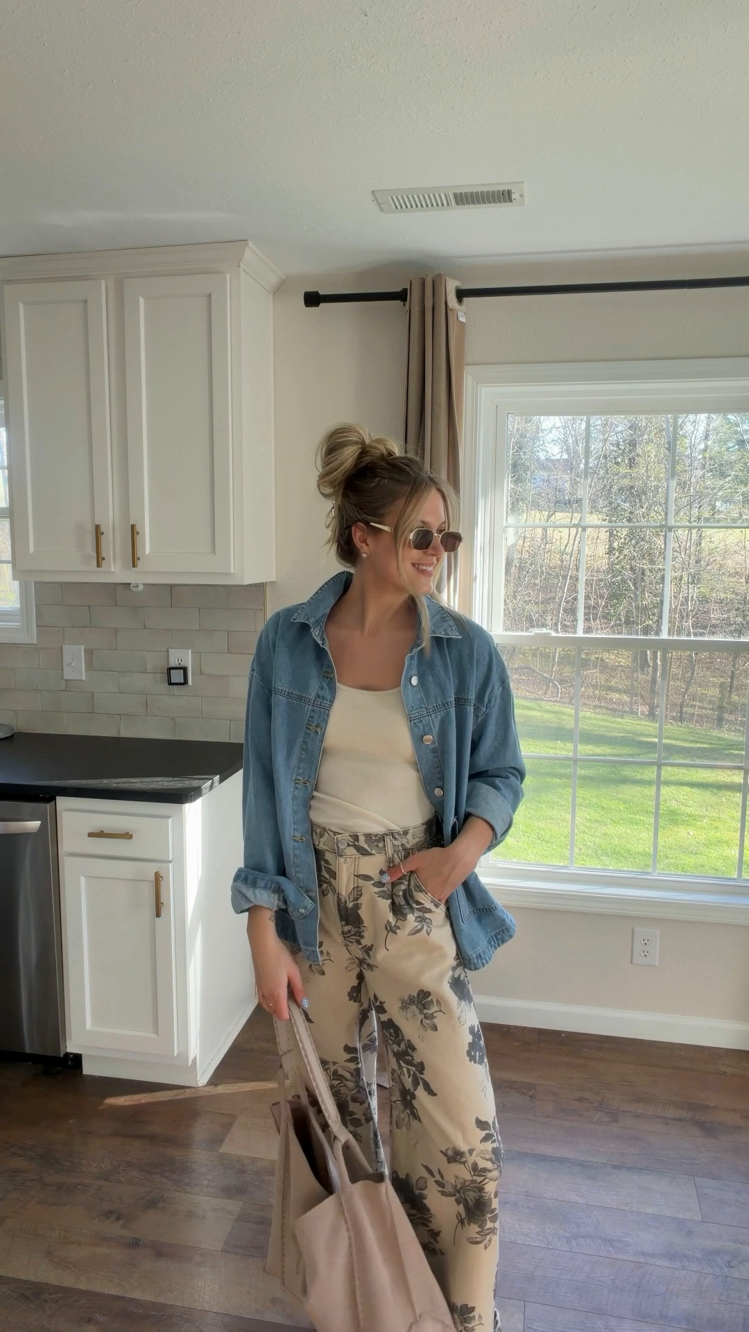 3 spring looks styling my floral denim — they’re the perfect pop of a pattern to add to your closet! #denim #springlooks 

#LTKootd #LTKgrwm