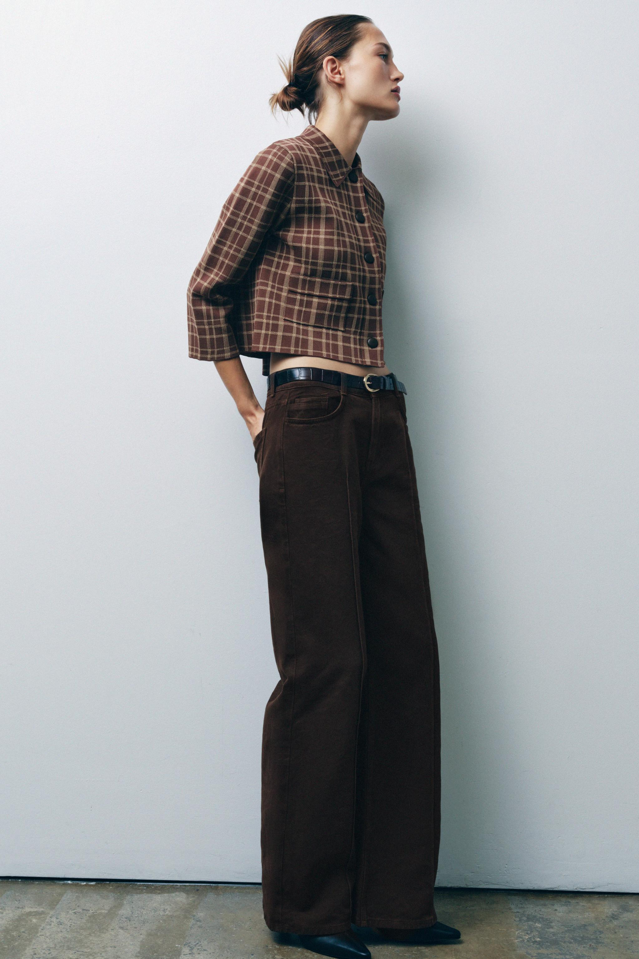 PLAID KNIT CARDIGAN | Zara US