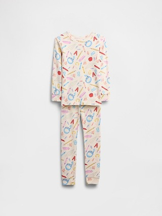 babyGap 100% Organic Cotton Back-to-School PJ Set | Gap Factory