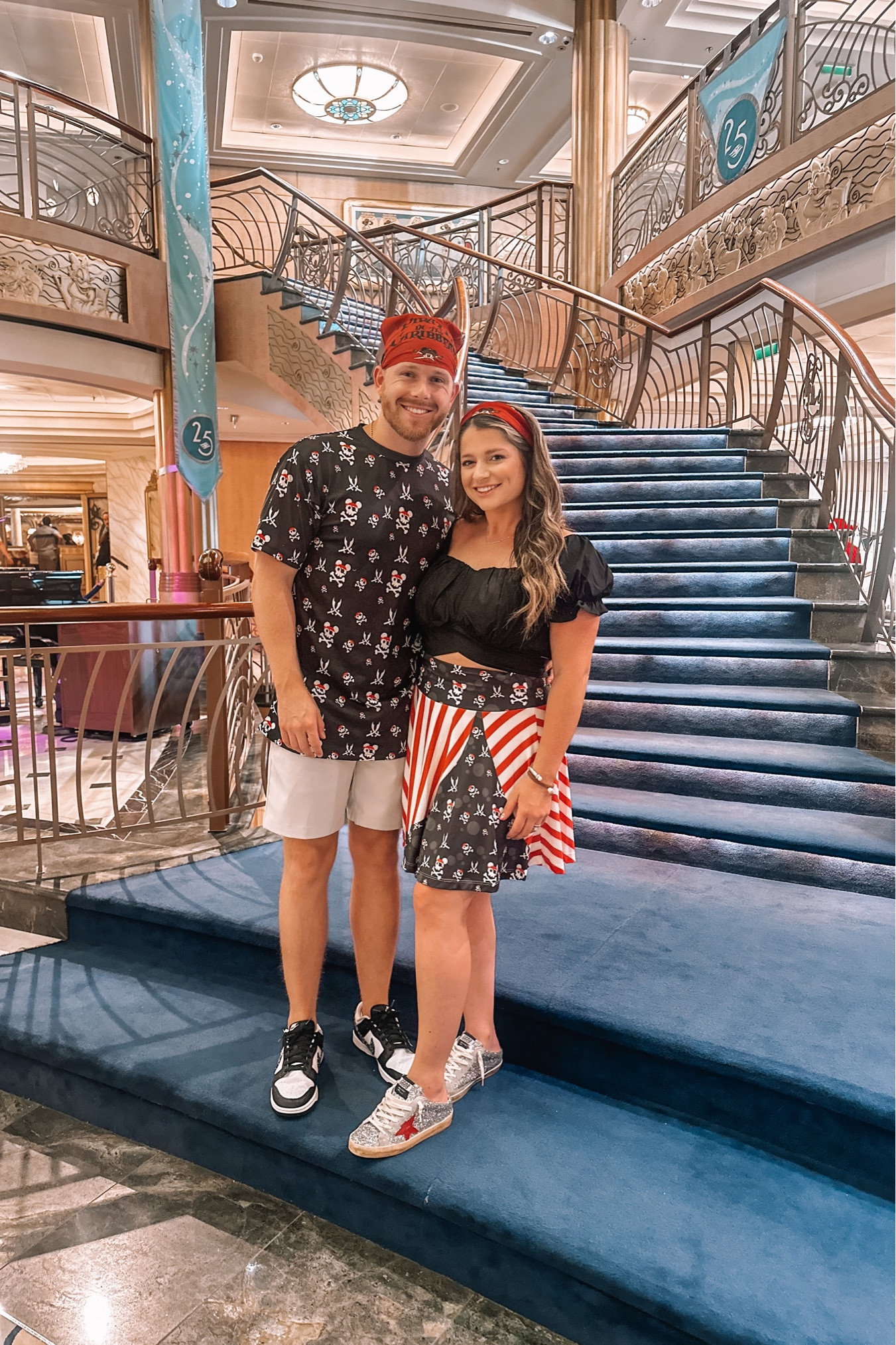 Pirate night on the Disney cruise! Such a great option if you don’t want to fully dress up as a pirate but still want to participate! #pirate #disneycruise #disney 

#LTKfamily #LTKunder50