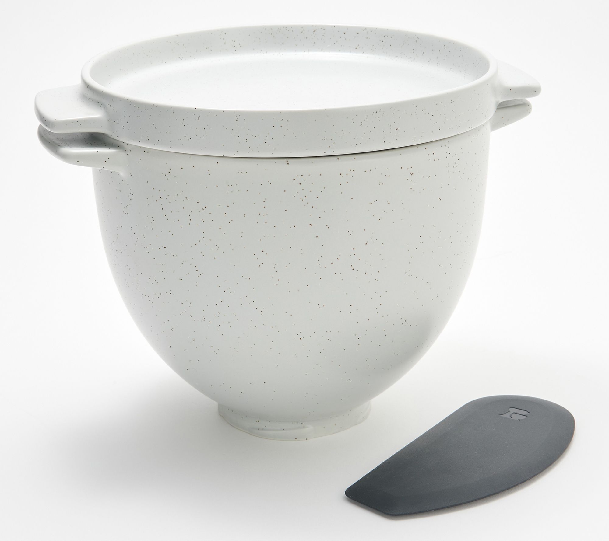 KitchenAid 5-qt Ceramic Bread Bowl with Lid & Dough Scraper - QVC.com | QVC