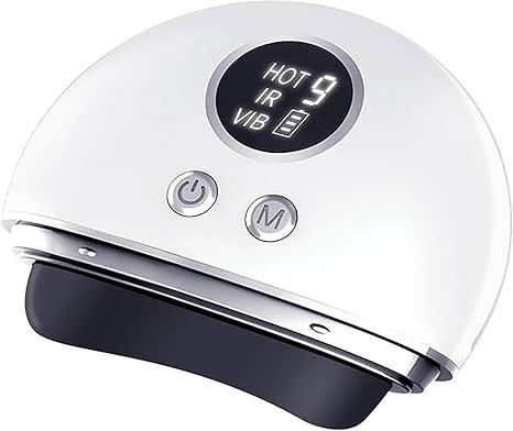 Electric Gua Sha Bian Stone Facial Tool, Led Facial Massage Scraping Board, 4 Modes 9 Levels of H... | Amazon (US)