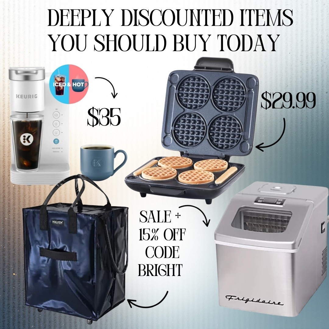 Deep discounts.

Use the code BRIGHT for 15% off your QVC order up to $50. All accounts will be able to use this code one time.

#LTKHome #LTKSaleAlert