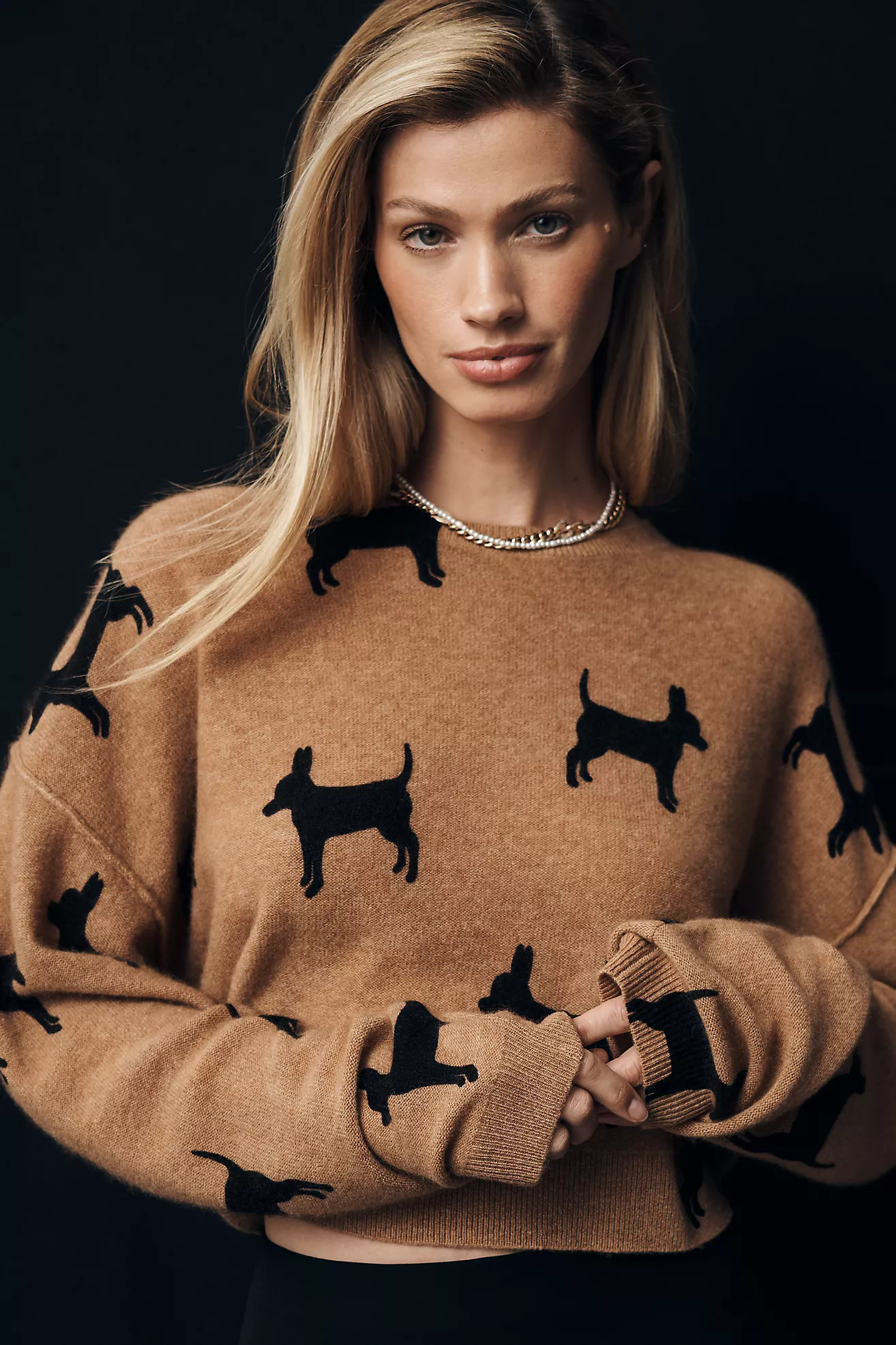 The Alani Cashmere Sweater by Pilcro: Crop Crew-Neck Edition | Anthropologie (US)