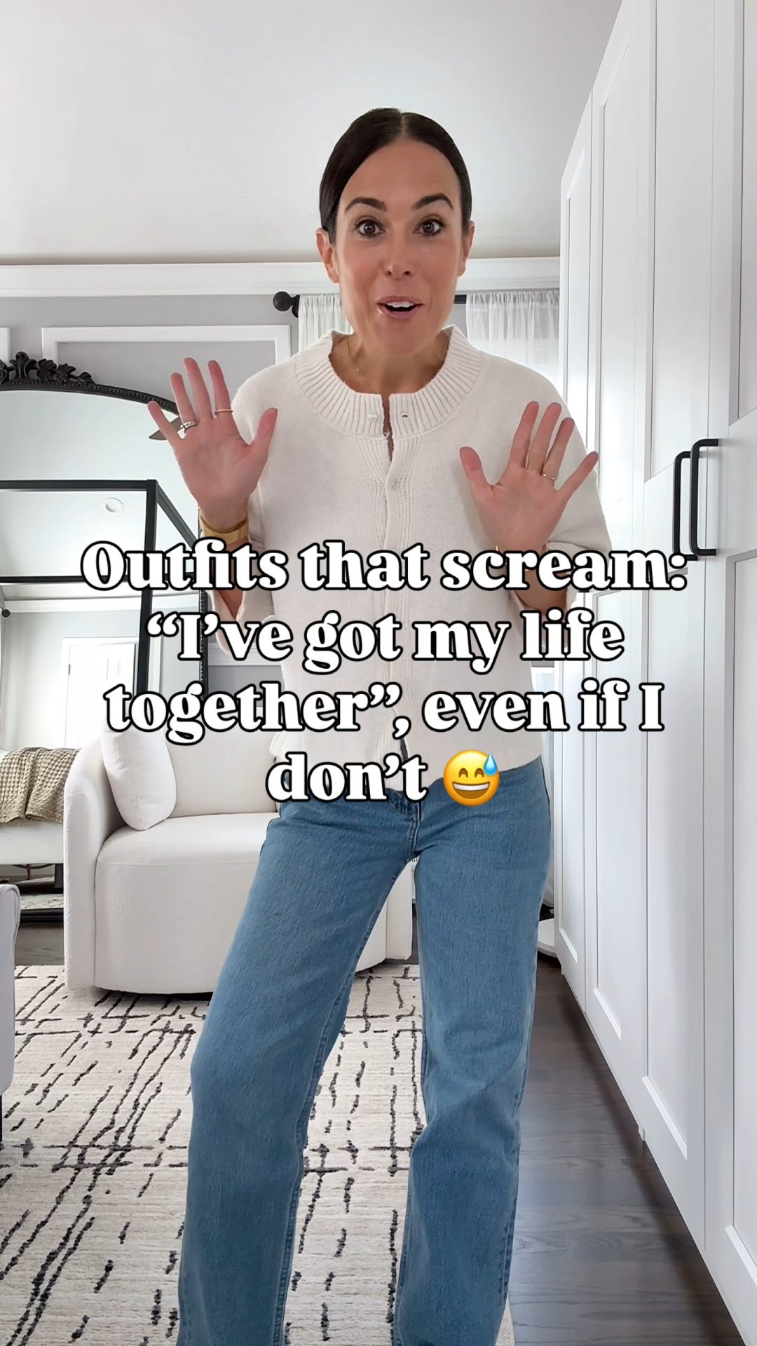 Fake it ‘til you make it ✨ Here are the outfits that look like I’ve got my life together… even if I’m just juggling coffee, carpool, and a to-do list a mile long 🤍
Which one’s your fave?

💬 Comment “SEND” and I’ll send everything right to you

chic casual outfits, everyday style for women over 40, effortless fall outfits, mom on the go style, polished casual looks 

#LTKSeasonal #LTKOver40 #LTKStyleTip