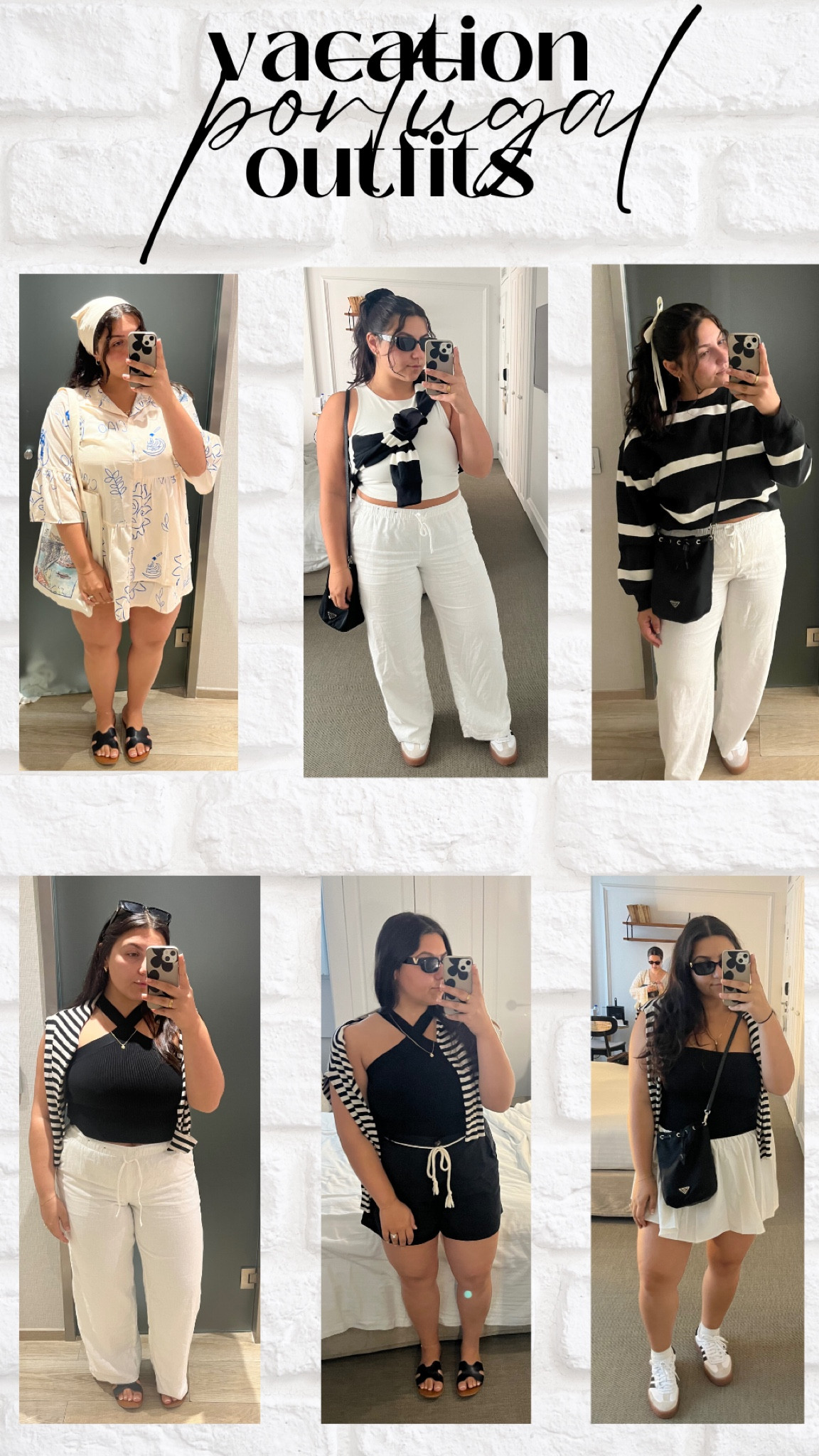 6 outfits with 8 pieces 🤍

Both dresses are from commense 

#LTKMidsize #LTKTravel