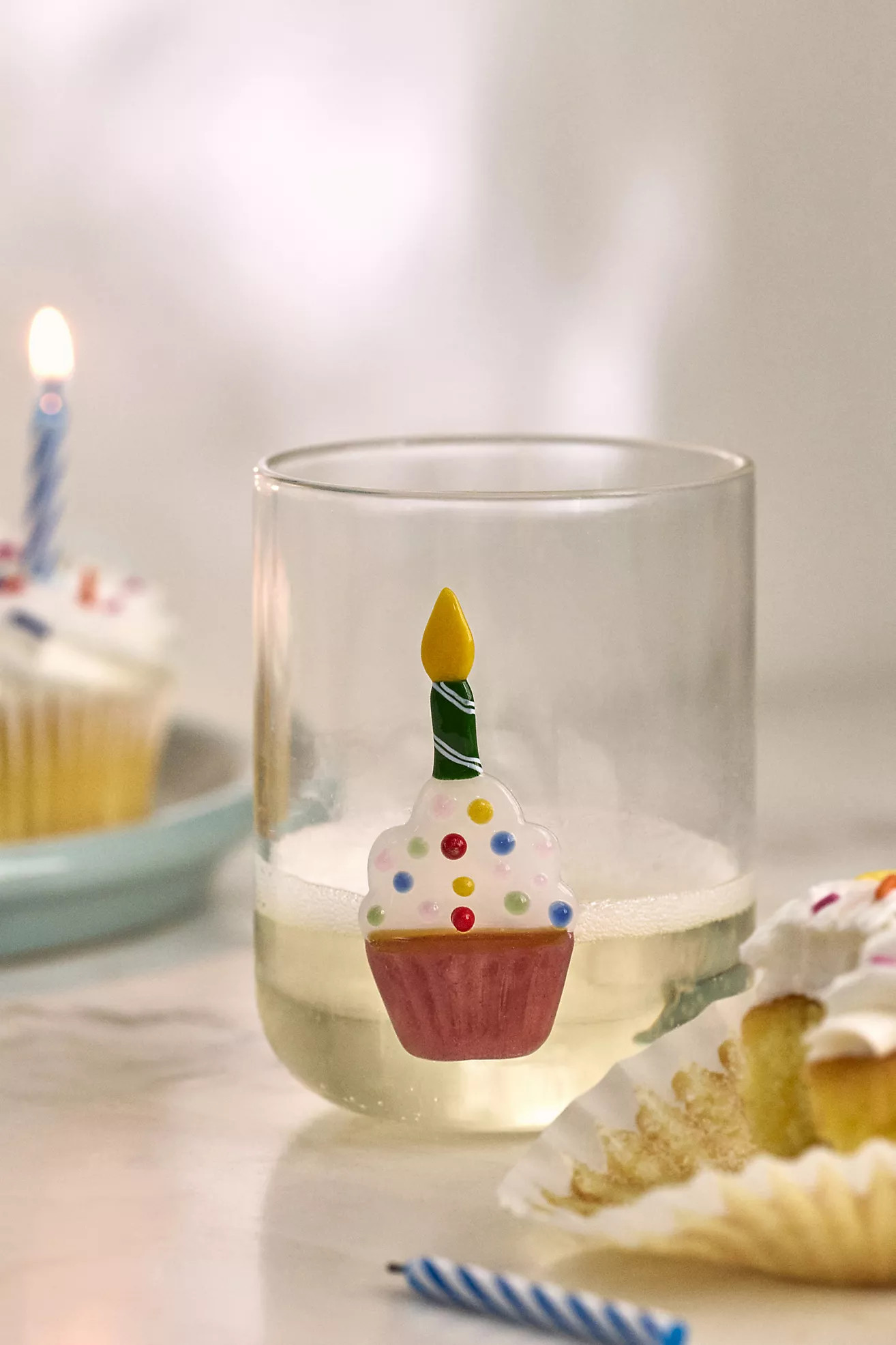 Love Notes Cupcake Icon Juice Glass | Anthropologie (US)