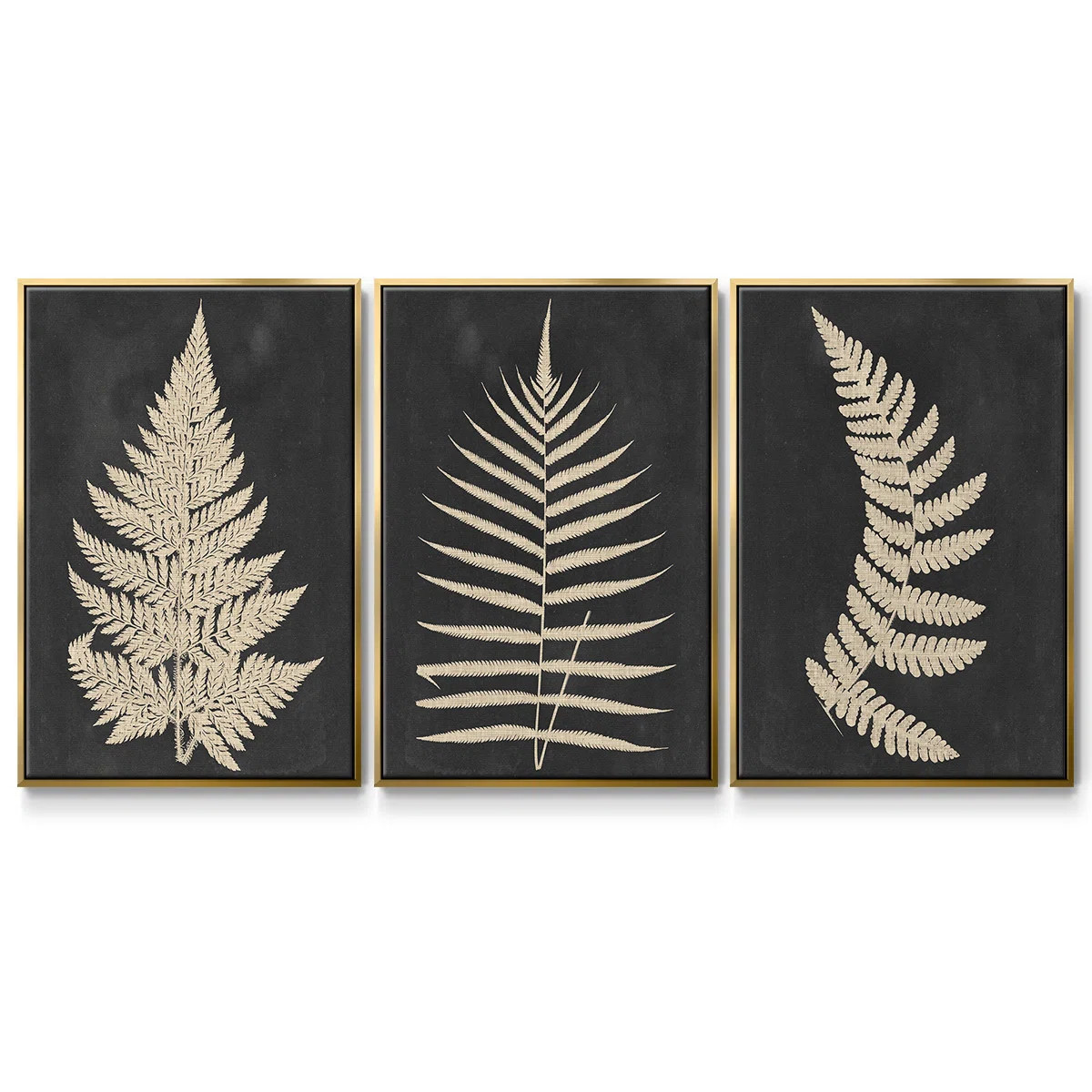 " Linen Fern I " 3 - Pieces | Wayfair North America