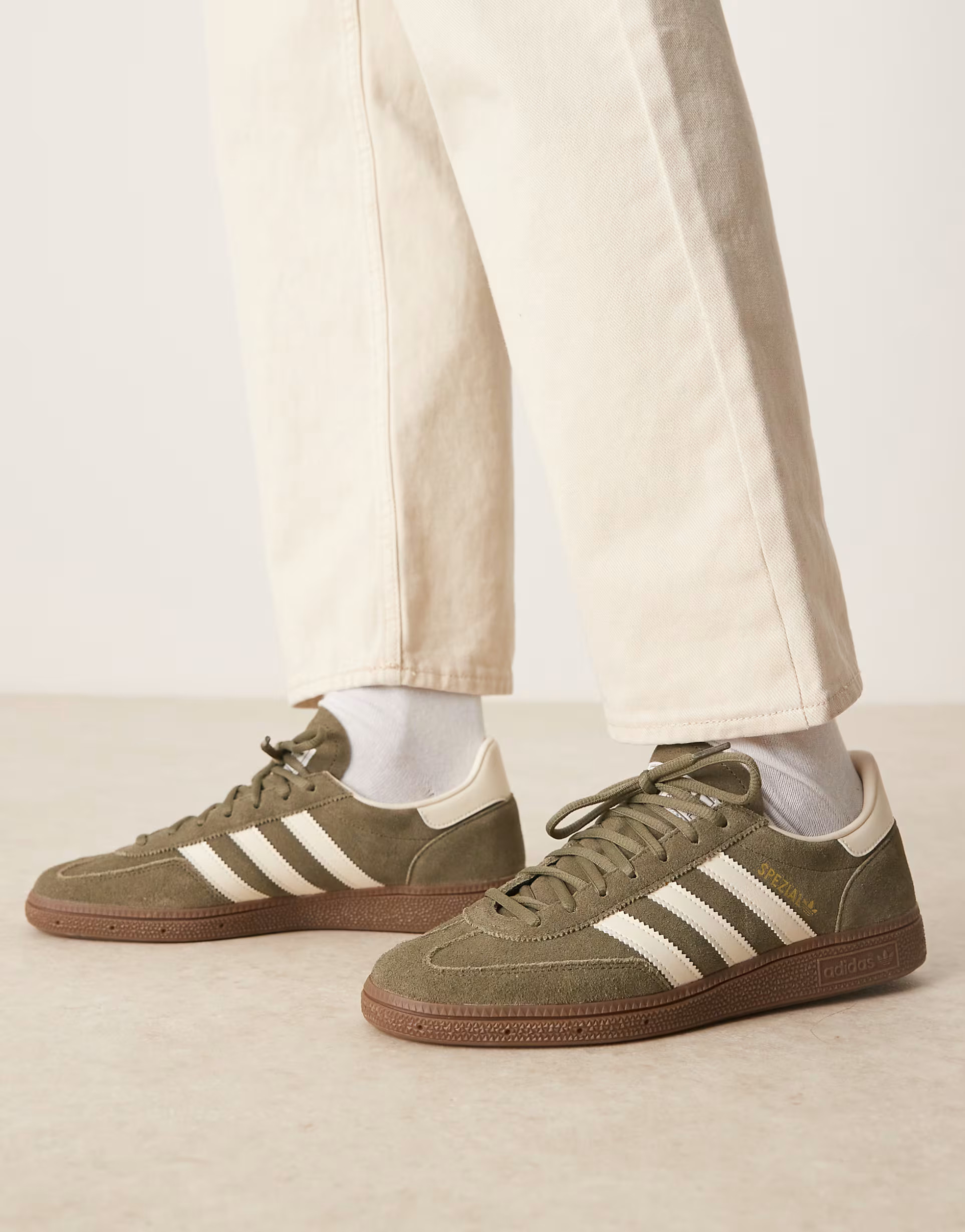 adidas Originals Handball Spezial sneakers in khaki cord | ASOS (Global)