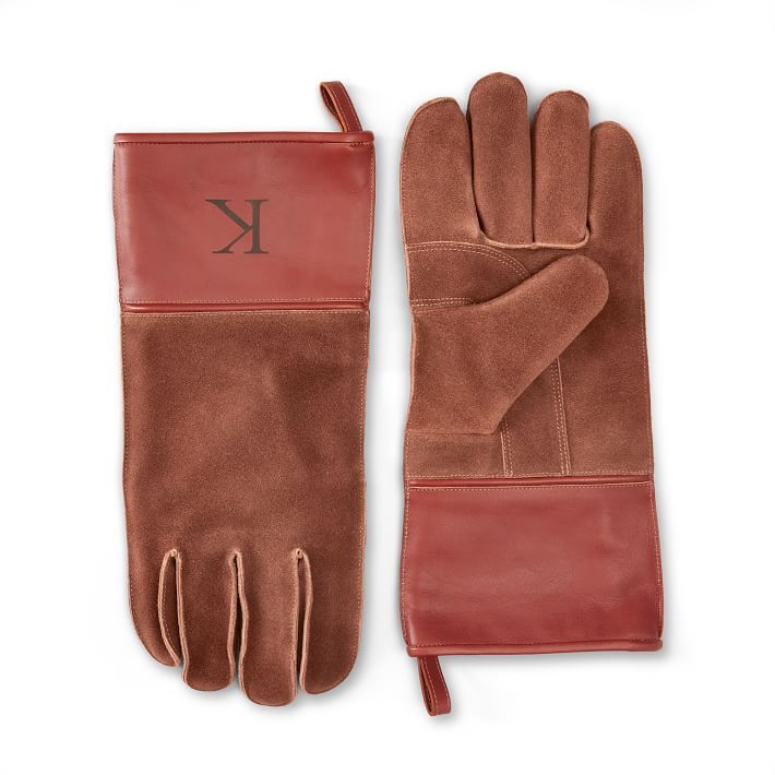 Leather and Suede BBQ Gloves | Mark and Graham