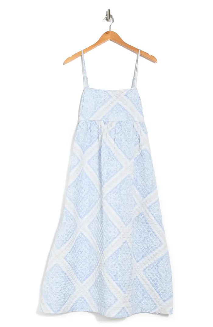 Quilted Spaghetti Strap Midi Dress | Nordstrom Rack