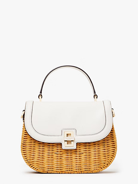 Gracie Wicker Medium Top-Handle Bag | Kate Spade (US)